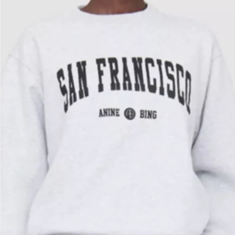 Anine Bing San Francisco sweatshirt sz medium